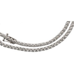 18 Krt. set by Gassan Trophy 26.84 Ct. Dia.