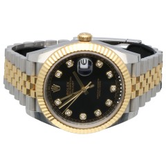 Rolex Datejust 41 Black diamond/Jubilee 126333