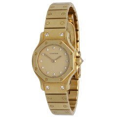 Cartier Santos Octagon 18K.Goud 