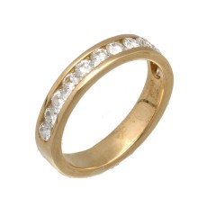 18Krt. gouden Alliance ring 0.72Ct. Briljant