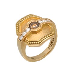 18Krt. gouden ring 
