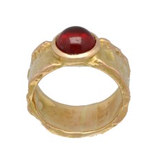 18Krt gouden Vintage ring met Rhodoliet