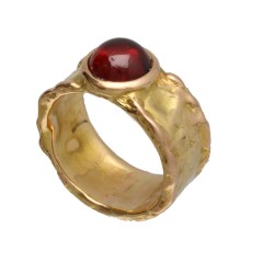 18Krt gouden Vintage ring met Rhodoliet