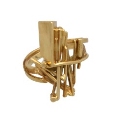 18Krt.gouden ring ontwerp  Anneke Schat (televizier-ring)