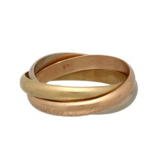 18Krt Vintage Cartier Les must Trinity ring