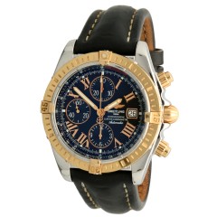 Breitling Chronomat Evolution Gold/Steel Black Index 