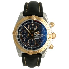 Breitling Chronomat Evolution Gold/Steel Black Index 