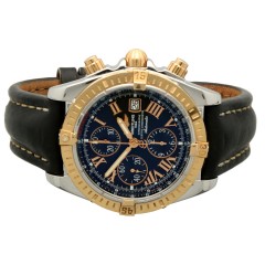 Breitling Chronomat Evolution Gold/Steel Black Index 