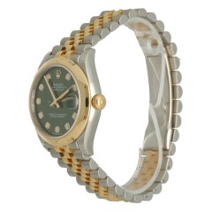 Rolex Datejust 31 Green/Diamond Dial Jubilee