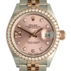 Rolex Lady-Datejust 28mm Goud/Staal  Ref.279381RBR   