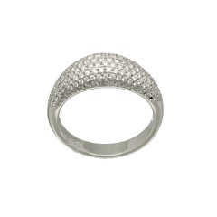 Witgouden ring met Briljant uit de collectie van Leo Pizzo