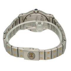 Cartier Santos Ronde Goud/Staal Octagon 