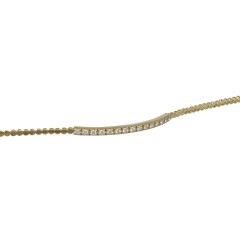 14 Krt Gouden Armband met Briljant 0.38 Ct.