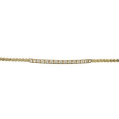 14 Krt Gouden Armband met Briljant 0.38 Ct.