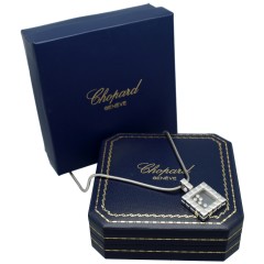 Chopard Happy Diamonds collier 18krt. witgoud