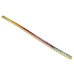 18 krt geelgouden Rainbow Armband