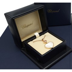 18Krt. Rosegoud Chopard Happy Hearts Collier