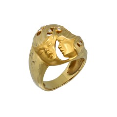 Carrera y Carrera 18 krt Gouden ring met Diamant