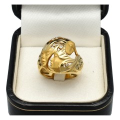 Carrera y Carrera 18 krt Gouden ring met Diamant