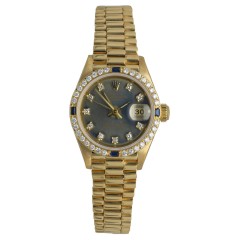 Rolex Lady-Datejust Ref: 69088 Diamant/Saffier