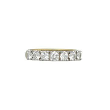 Geelgouden Alliance ring bezet met briljant 0.84ct