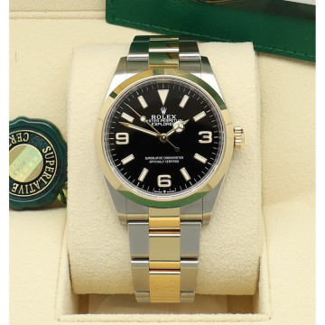 Rolex Explorer 36 Gold/Steel Ref.124273 Full Set