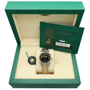 Rolex Explorer 36 Gold/Steel Ref.124273 Full Set
