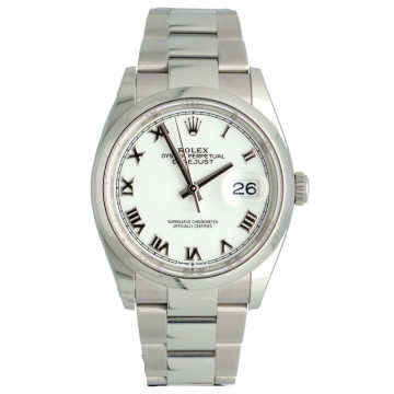 Rolex Datejust 36 White/Roman dial Ref. 126200