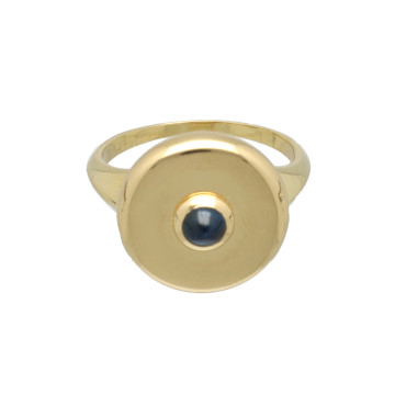Maison Tabbah Ring model Beret 18 Krt Goud.