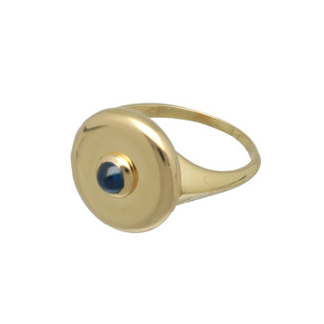 Maison Tabbah Ring model Beret 18 Krt Goud.