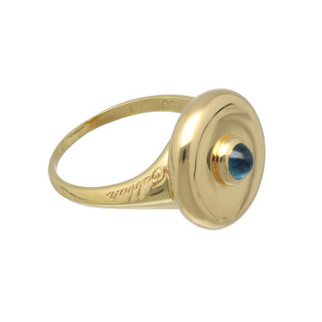 Maison Tabbah Ring model Beret 18 Krt Goud.