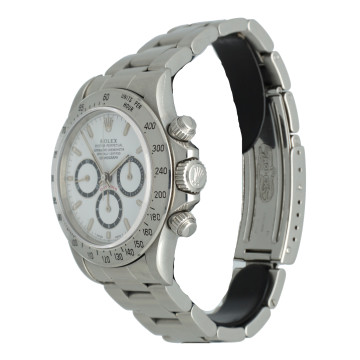Rolex Daytona White Index Inverted Six