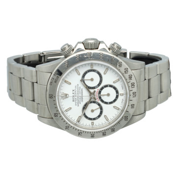 Rolex Daytona White Index Inverted Six