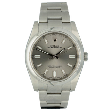 Rolex Oyster Perpetual 36 Grey Dial Full Set