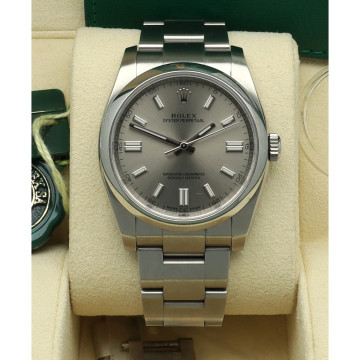 Rolex Oyster Perpetual 36 Grey Dial Full Set