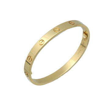 18 K. Cartier Love-Armband maat 17 Certificaat