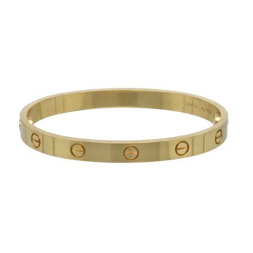 18 K. Cartier Love-Armband maat 17 Certificaat
