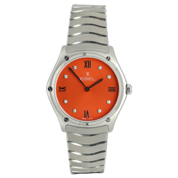 Ebel Sport Classic Diamond  Red Dial