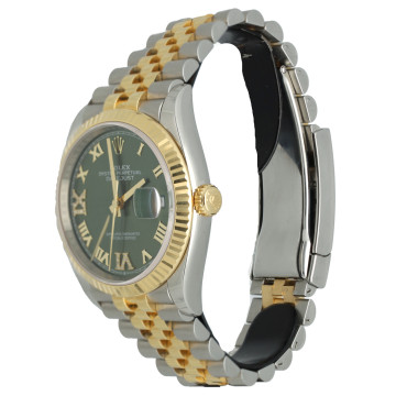 Rolex Datejust 36 Green/Roman Diamond Ref. 126233