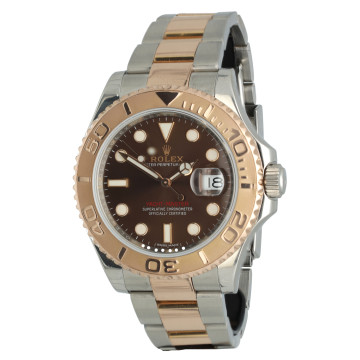 Rolex Yachtmaster 40 Everose-Staal Ref.116621 Chocolate Dial
