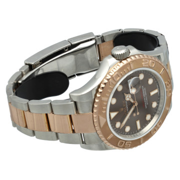 Rolex Yachtmaster 40 Everose-Staal Ref.116621 Chocolate Dial