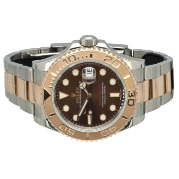 Rolex Yachtmaster 40 Everose-Staal Ref.116621 Chocolate Dial