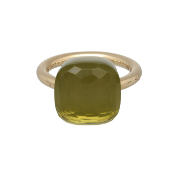 Pomellato Nudo Classic Ring Lemon Kwarts