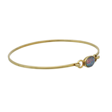 Vintage 14 Krt gouden Armband met Opaal