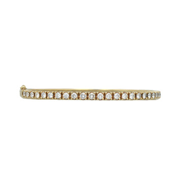 14 Krt Bangle Armband met Briljant 1.61 Ct