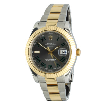Rolex Datejust II  Ref.116333 Goud/Staal Wimbledon