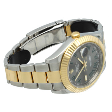 Rolex Datejust II  Ref.116333 Goud/Staal Wimbledon