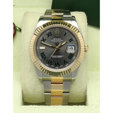 Rolex Datejust II  Ref: 116333 Goud/Staal Wimbledon