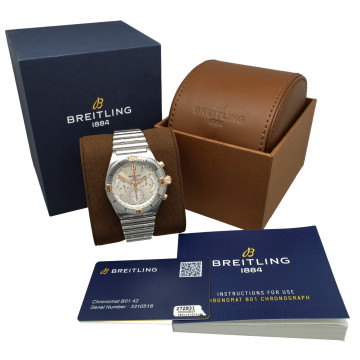 Breitling Chronomat B01 42mm Goud/Staal