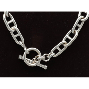 18 Krt Witgouden Collier 55 cm